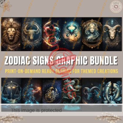 Zodiac Signs Graphic Bundle