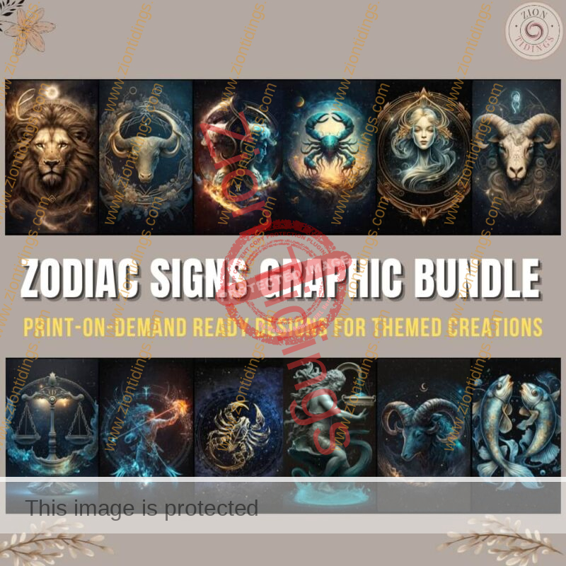 Zodiac Signs Graphic Bundle