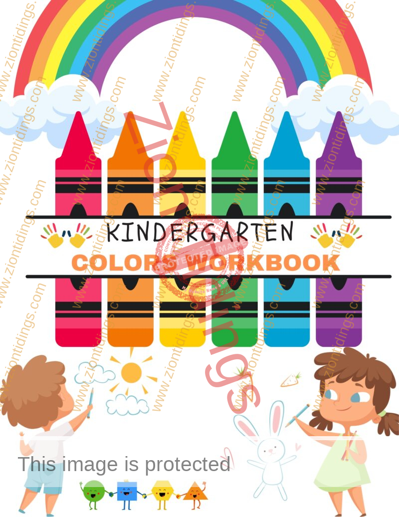 Kindergarten Coloring Workbook