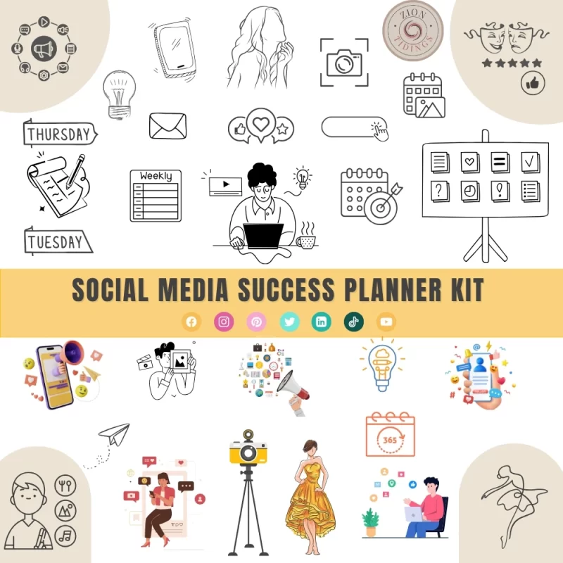 Social Media Success Planner Kit