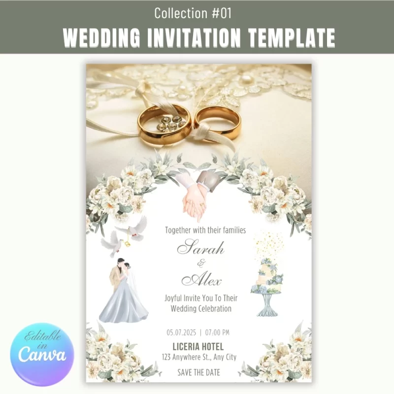 Wedding Invitation Template #02