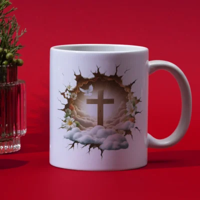 3D Cross Mug Design 2