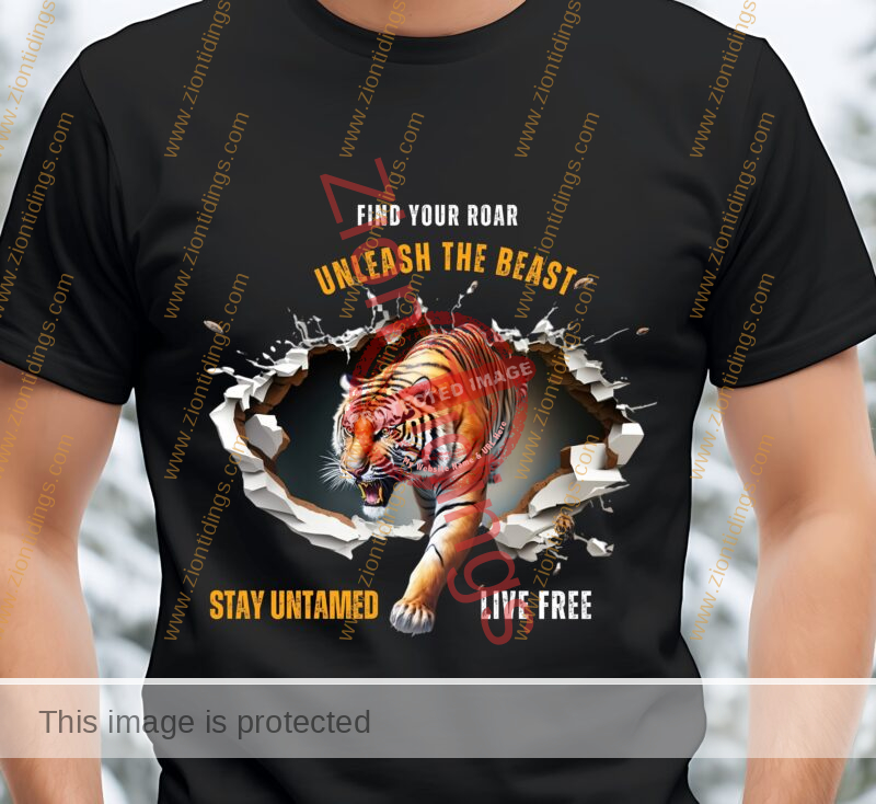 PoD - General - Find Your Roar T-Shirt Black