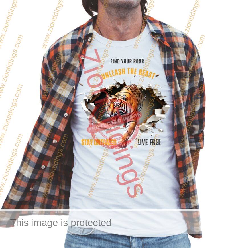 Roar Mode: Activated T-Shirt POD Design - Image 3