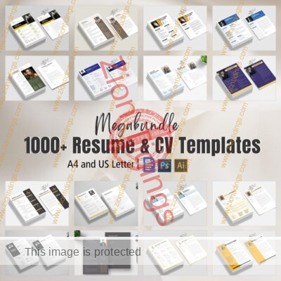 1000+ Resume & CV Templates