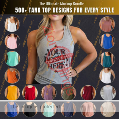 500 Tank Top Designs