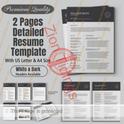 Dual Page Detailed CV 1
